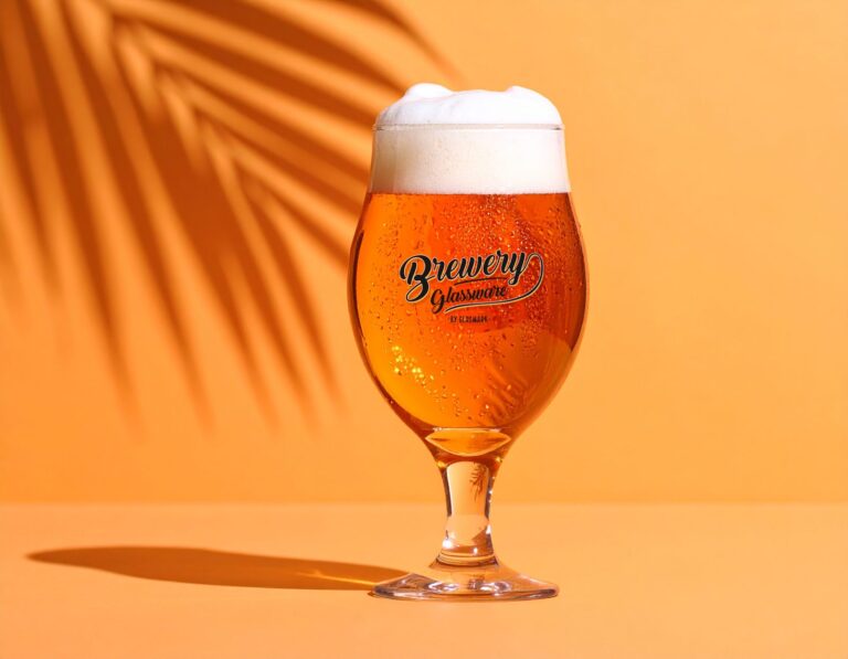 Szklanka do piwa z nadrukiem Brewery