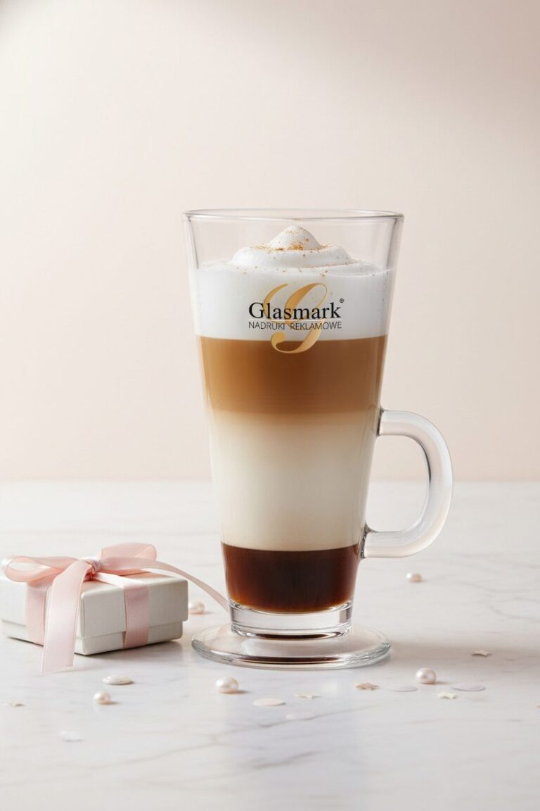 Szklanka do latte z monogramem
